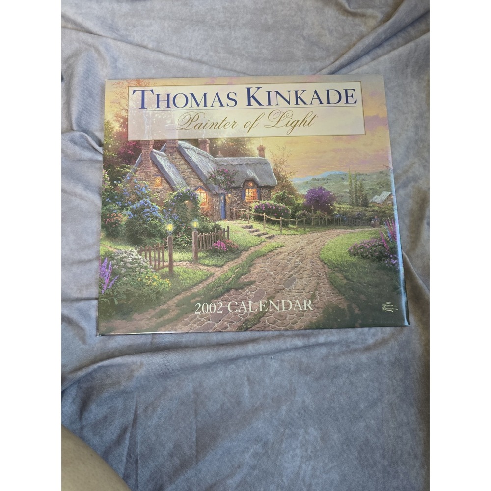 Thomas Kinkade Studios Painter Of Light 2002 Wall Scripture Calendar by McMeel